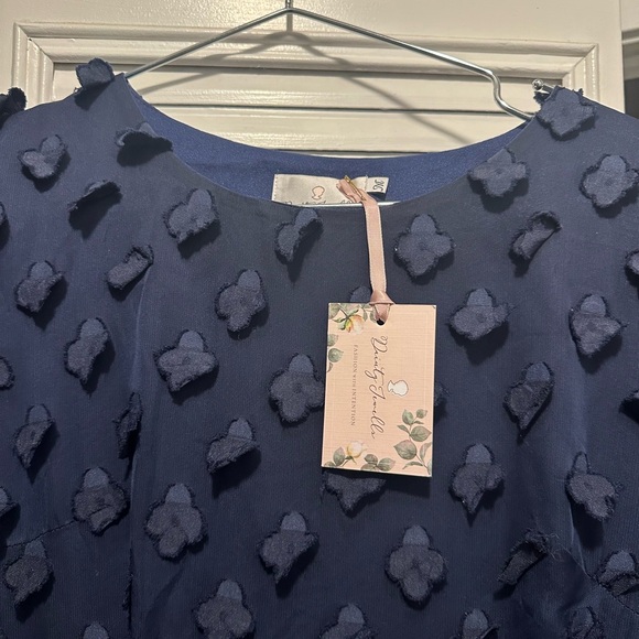 Dainty Jewells Blue Bishop Sleeve Maxi Dress - Picture 3 of 6